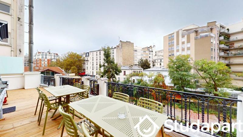 Chambre - 12 m² - 1 pièce