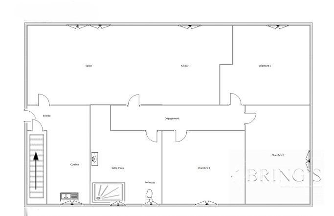 Maison - 75 m² - 5 pièces