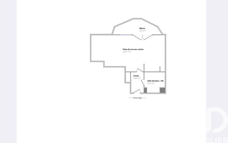 Appartement - 32 m² - 1 pièce