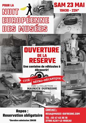 Nuit Européenne des Musées: Ouverture Exceptionnelle de la Réserve