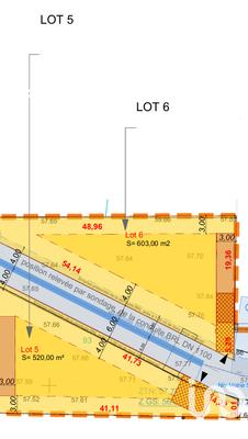 Terrain - 520 m²