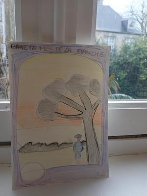 Aquarelle et bains de mer