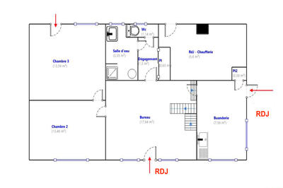 Maison - 117 m² - 6 pièces