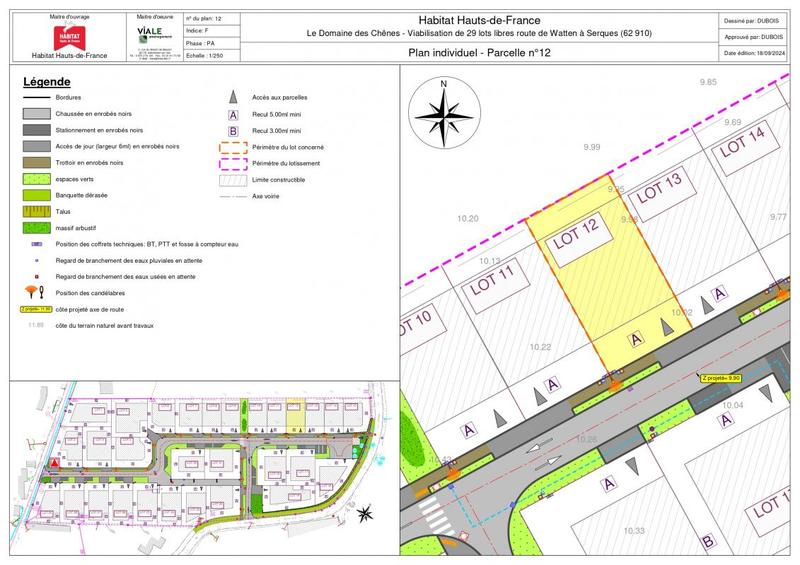Terrain constructible - 292 m²