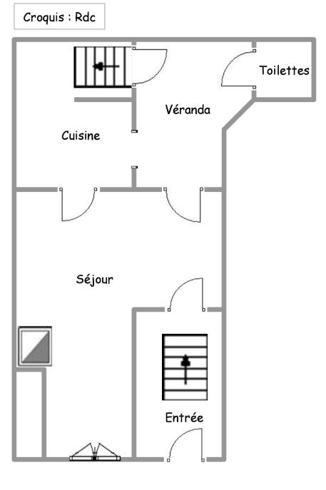 Maison de ville - 85 m² - 4 pièces