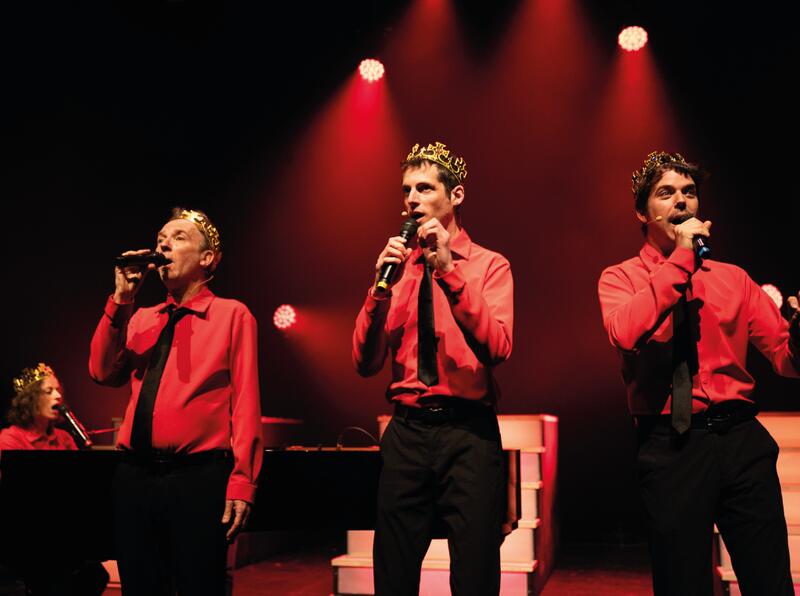 Spectacle les Goguettes en trio mais à quatre