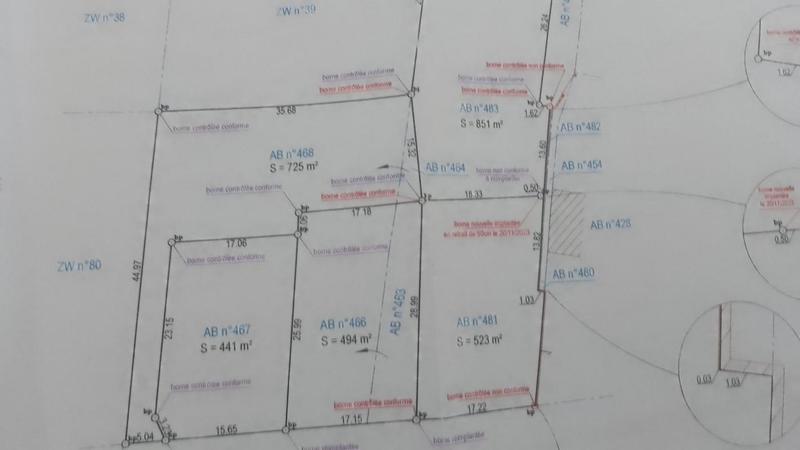 Terrain constructible - 494 m²