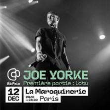 Joe Yorke + 1ère Partie