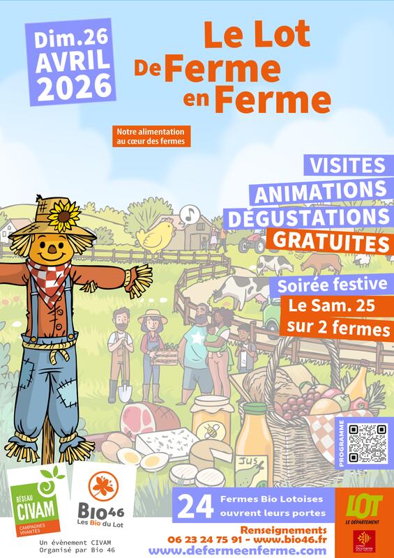 De ferme en ferme : Ferme de la Rauze à le Bourg