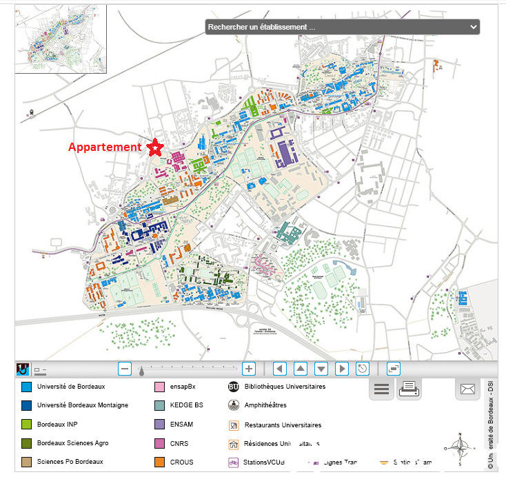 Chambre - 10 m² - 1 pièce