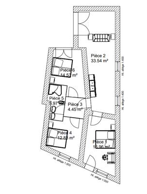 Appartement - 86 m² - 4 pièces