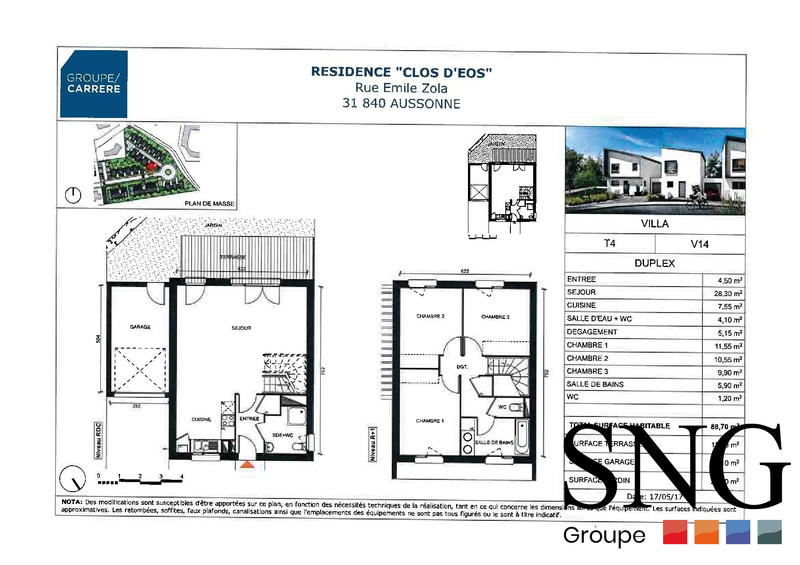 Maison traditionnelle - 89 m² - 4 pièces