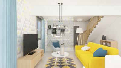 Maison jumelée - 90 m² - 4 pièces