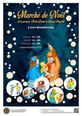Marché de noël de la paroisse notre dame de bonne nouvelle