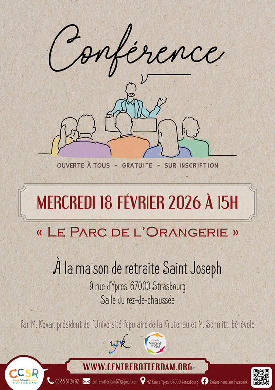 Conférence "Le Parc de l’Orangerie"