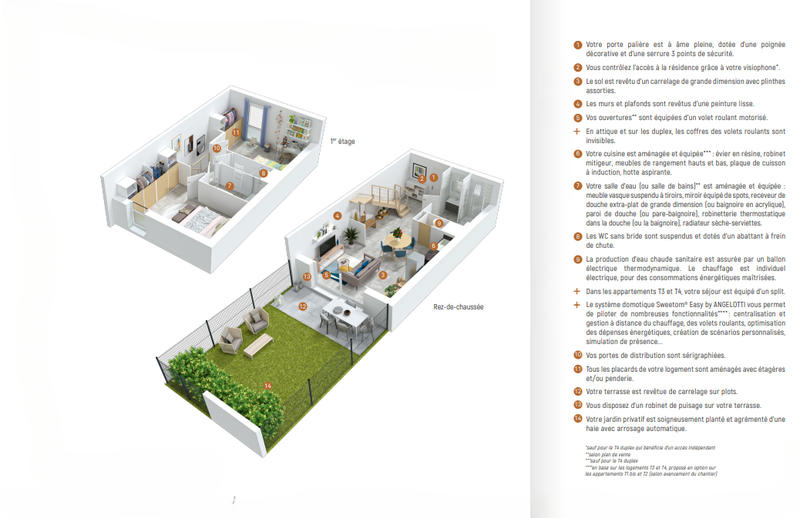 Maison - 71 m² - 3 pièces