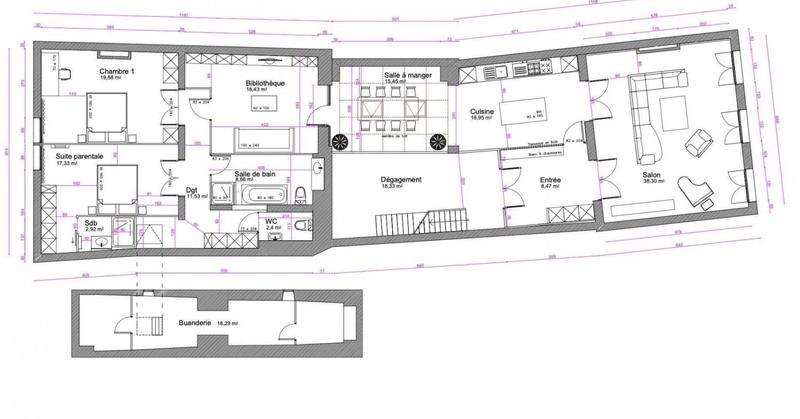 Appartement - 179 m² - 5 pièces