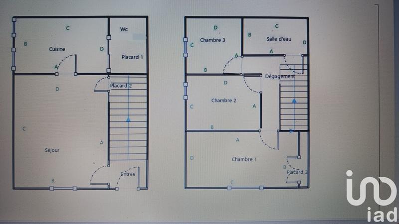 Maison - 80 m² - 4 pièces