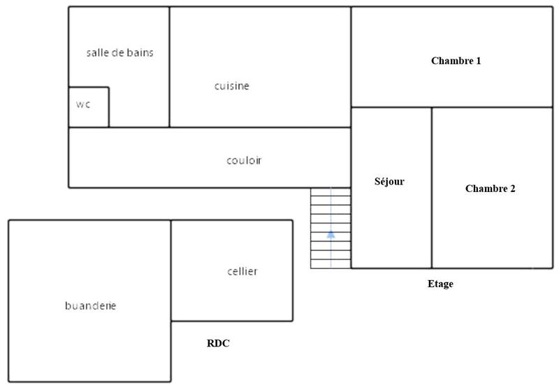Maison - 64 m² - 4 pièces