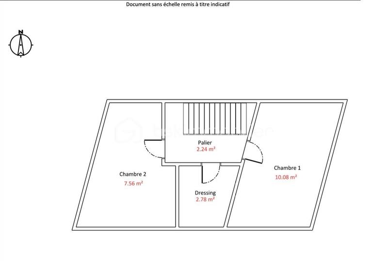 Maison de ville - 70 m² - 3 pièces