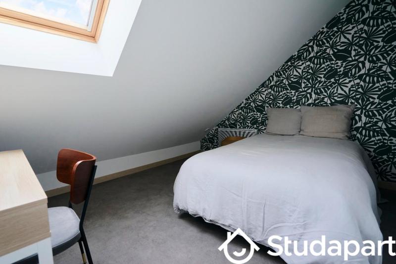 Chambre - 12 m² - 1 pièce