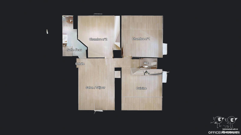 Appartement - 63 m² - 3 pièces