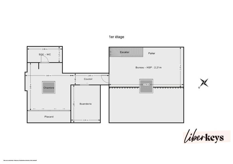 Appartement - 118 m² - 3 pièces