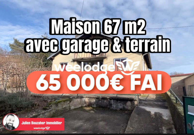 Maison - 67 m² - 3 pièces