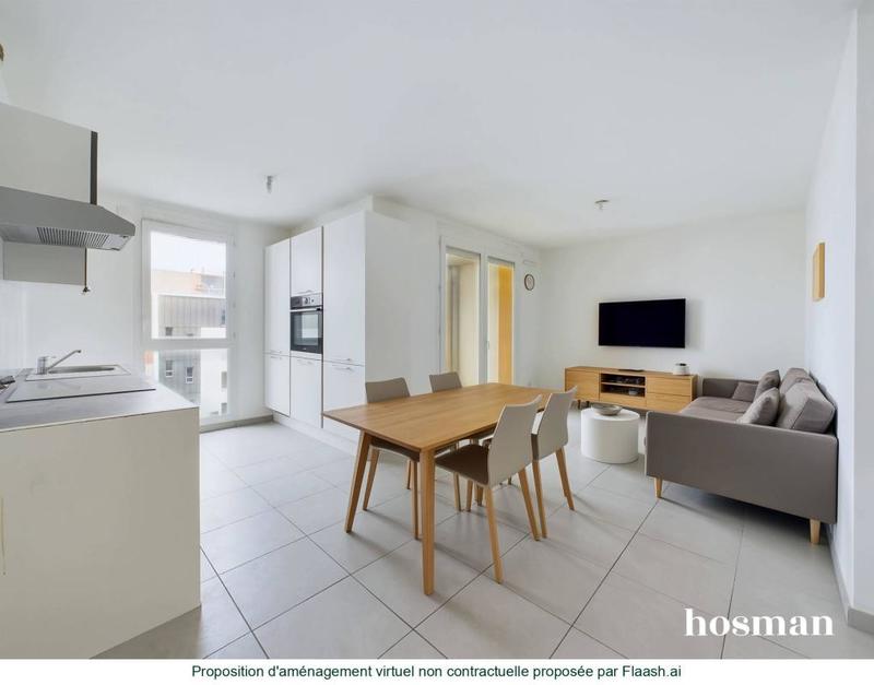 Appartement - 61 m² - 3 pièces