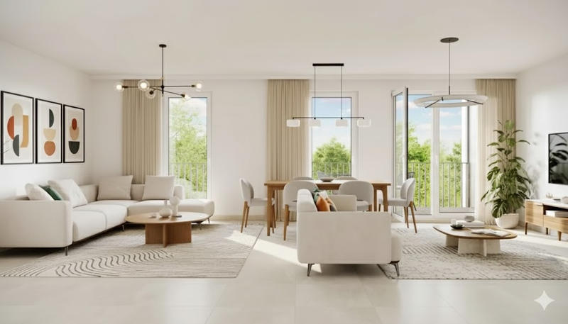 Appartement - 91 m² - 4 pièces