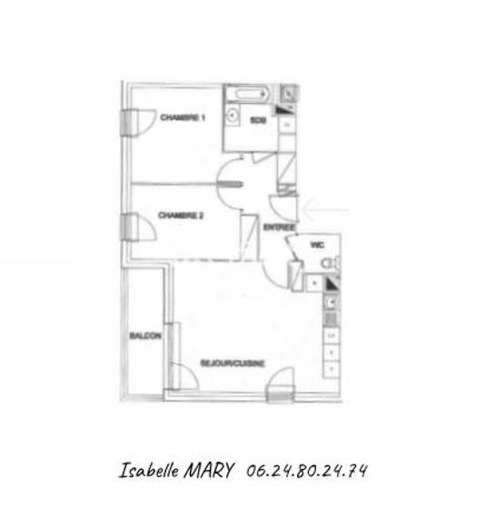 Appartement - 65 m² - 3 pièces