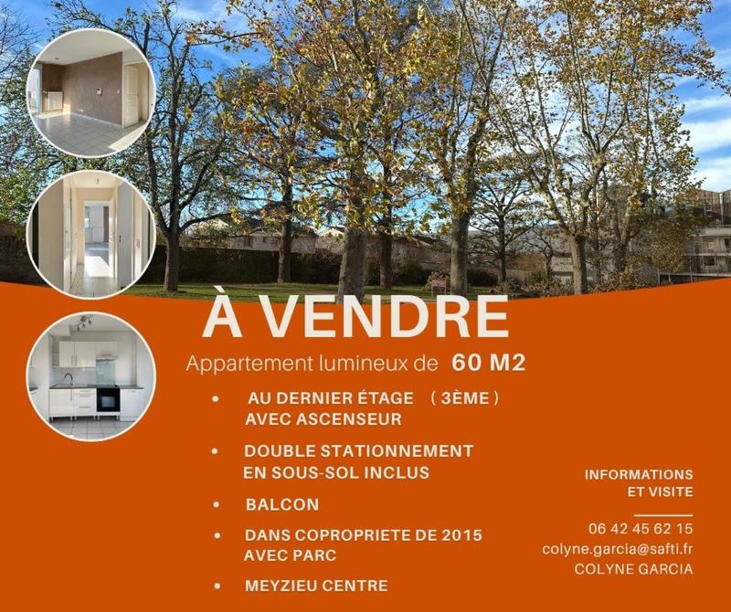 Appartement - 60 m² - 3 pièces