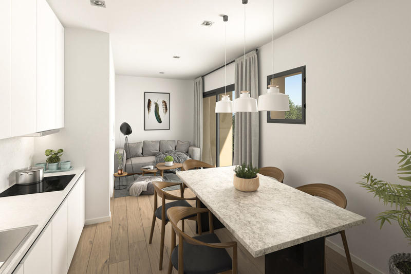 Appartement - 62 m² - 3 pièces