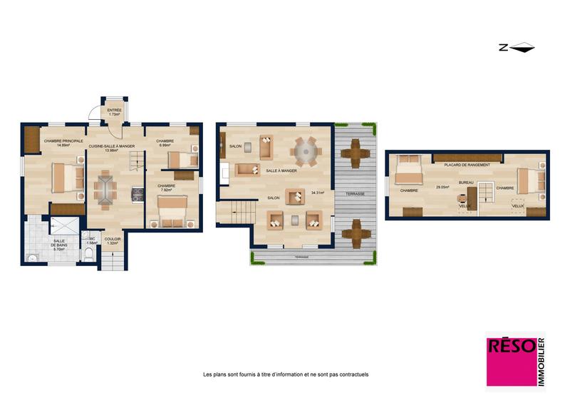 Maison - 116 m² - 4 pièces