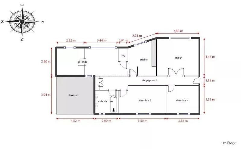 Maison - 160 m² - 6 pièces