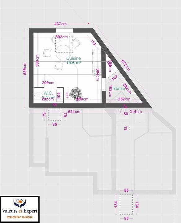 Duplex - 95 m² - 3 pièces