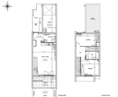 Maison - 74 m² - 3 pièces