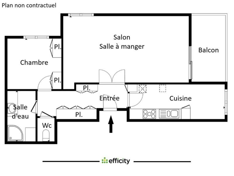 Appartement - 66 m² - 3 pièces