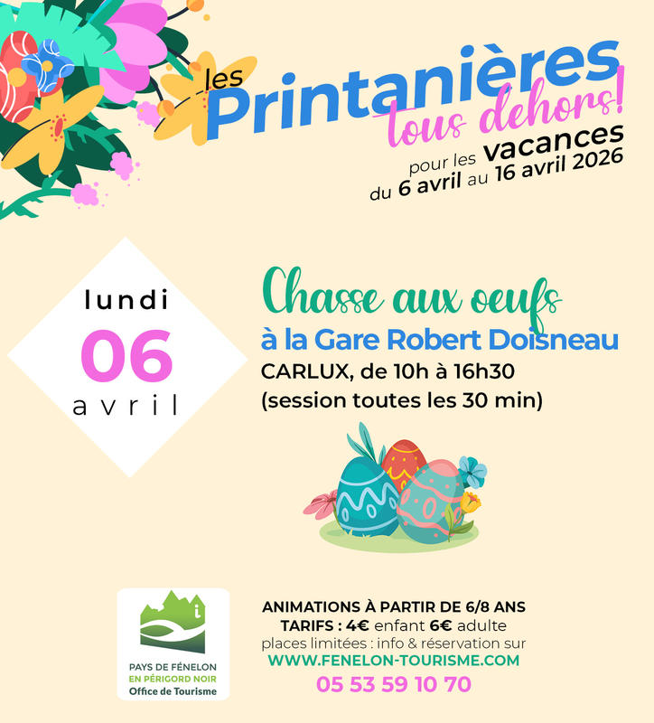 Les Printanières 2026 - Chasse aux oeufs à la Gare Robert Doisneau