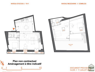Duplex - 105 m² - 4 pièces