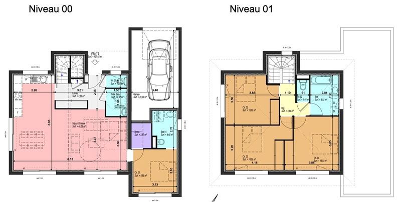 Maison - 127 m² - 5 pièces