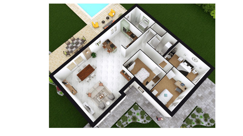 Maison - 101 m² - 5 pièces