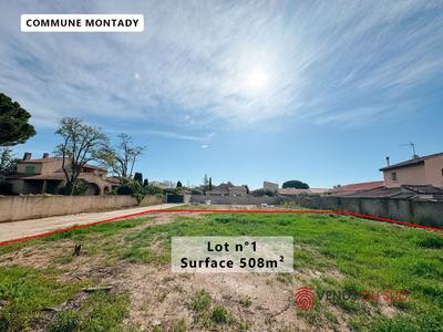 Terrain constructible - 508 m²