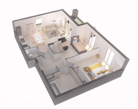 Appartement - 64 m² - 3 pièces