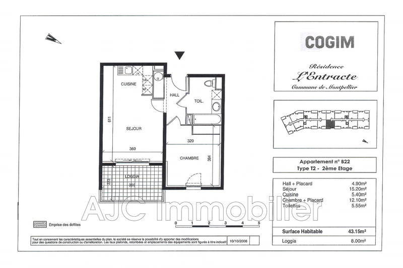 Appartement - 43 m²
