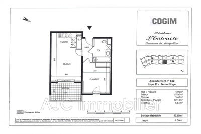 Appartement - 43 m²