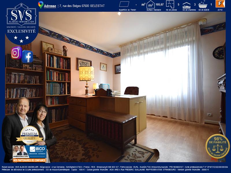 Appartement - 106 m² - 5 pièces