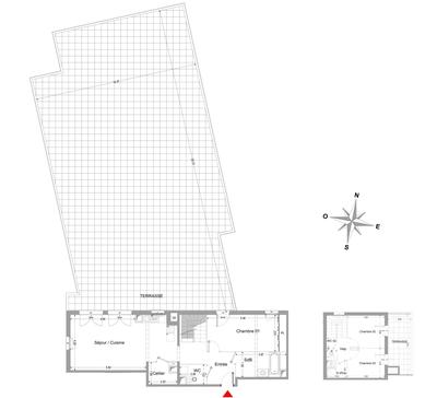 Duplex - 99 m² - 4 pièces