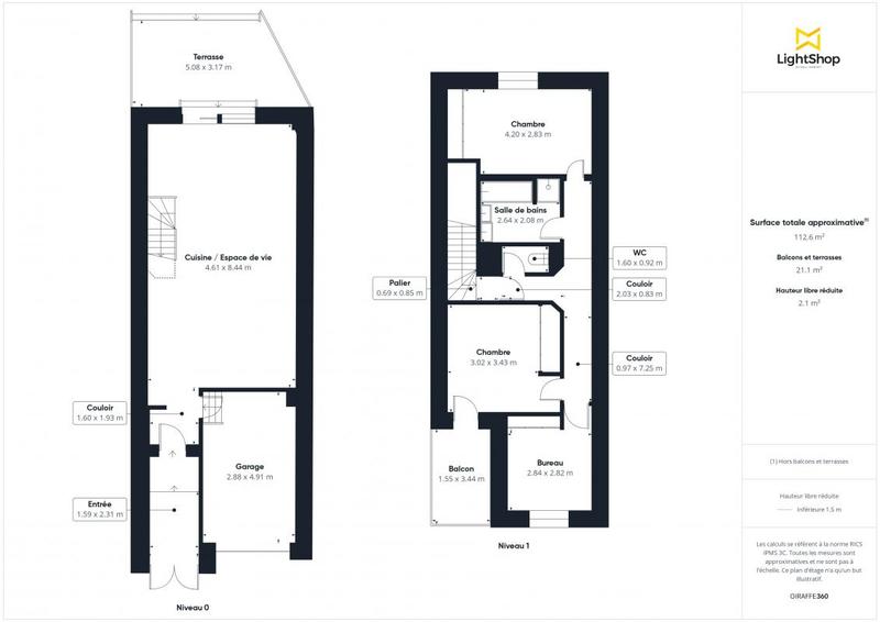 Maison - 90 m² - 4 pièces