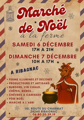 Marché de noël à la ferme